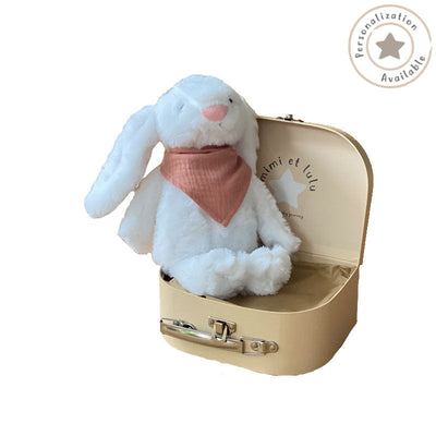My mimi et lulu Bunny in a Suitcase OH CUTIE IN A BOX in Dusty pink - www.mimietlulu.com